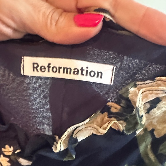 Reformation blue Floral Dress. NWOT - Picture 6 of 12